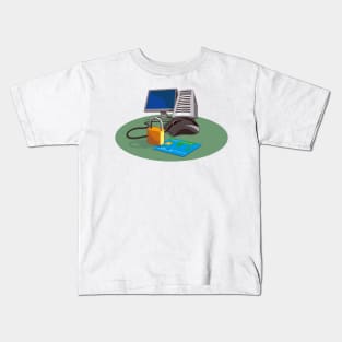 Credit Card Security of Internet Retro Kids T-Shirt